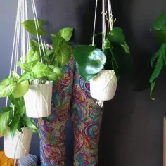 Jak zrobić wiszący kwietnik: proste instrukcje DIY krok po kroku